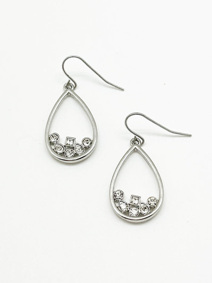 rowan earrings in silver