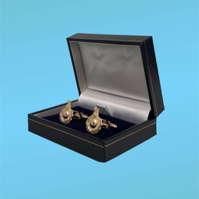 Royal Marine Cap Badge Cufflinks - Gold