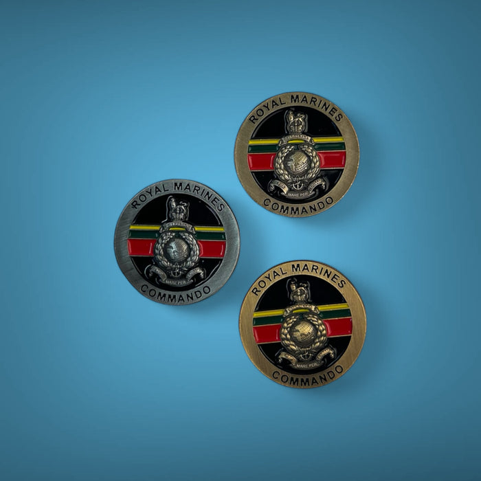 Royal Marines 3 Statue Spoof Coins Set