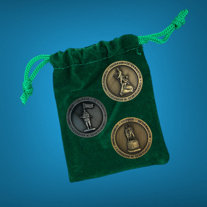 Royal Marines 3 Statue Spoof Coins Set