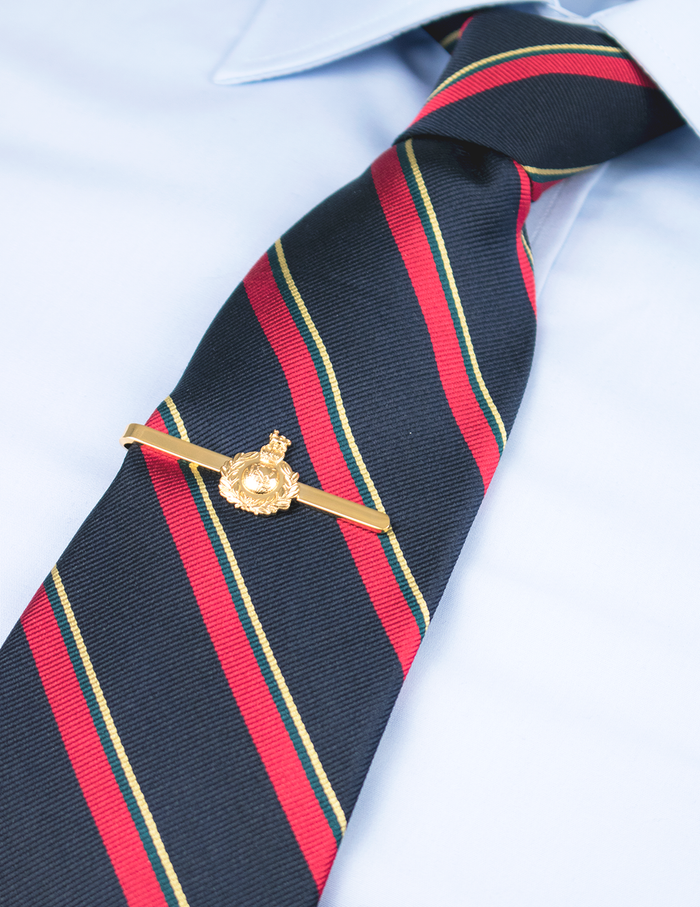 Royal Marines Globe & Laurel Tie Bar - Gold