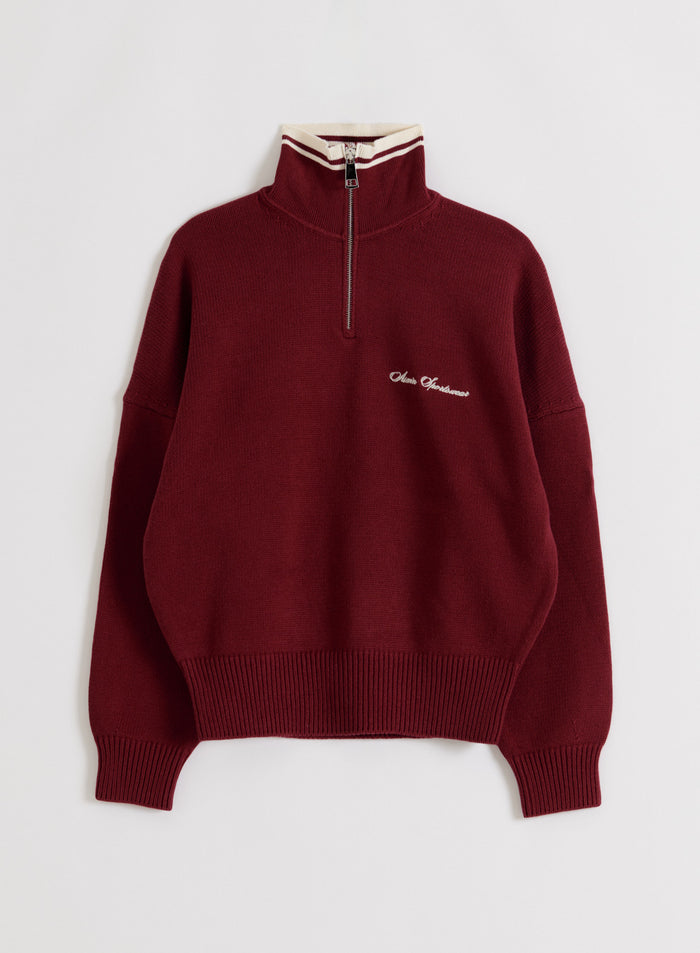 Ruby Cotton Knit Half Zip