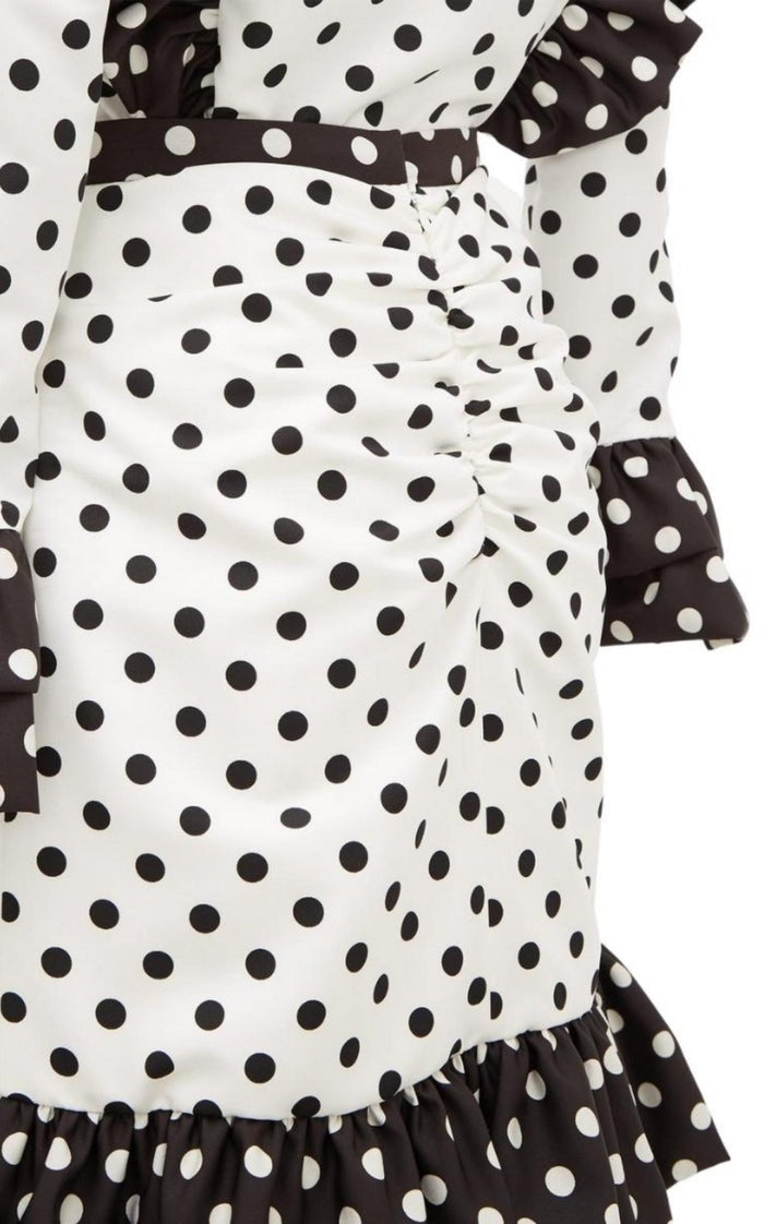 Rodarte Ruffled polka - dot skirt - Runway Catalog