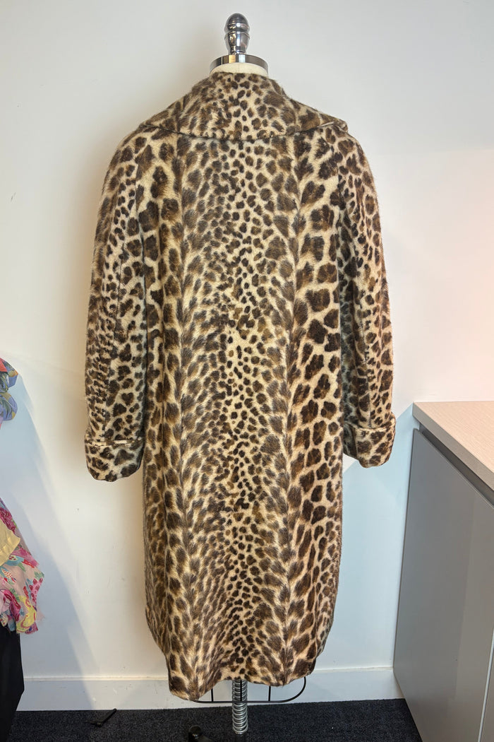 Russeks Leopard Print Coat
