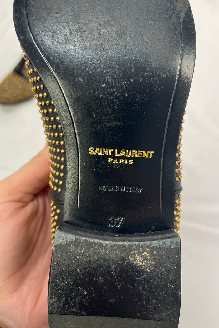 Saint Laurent Studded Brogues