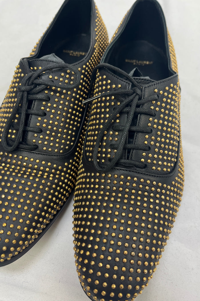 Saint Laurent Studded Brogues