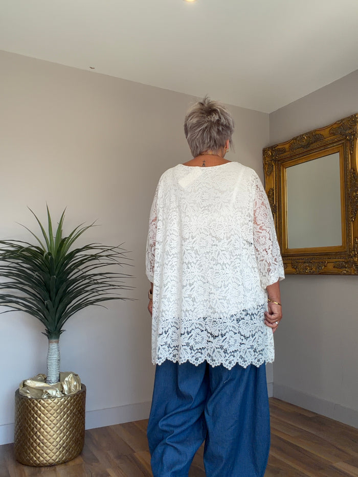 🔥 Sale No Return - Lily Lace Top (several colours available)