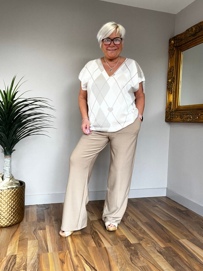 🔥 Sale No Return - Posh Scuba Pants - longer length straight leg