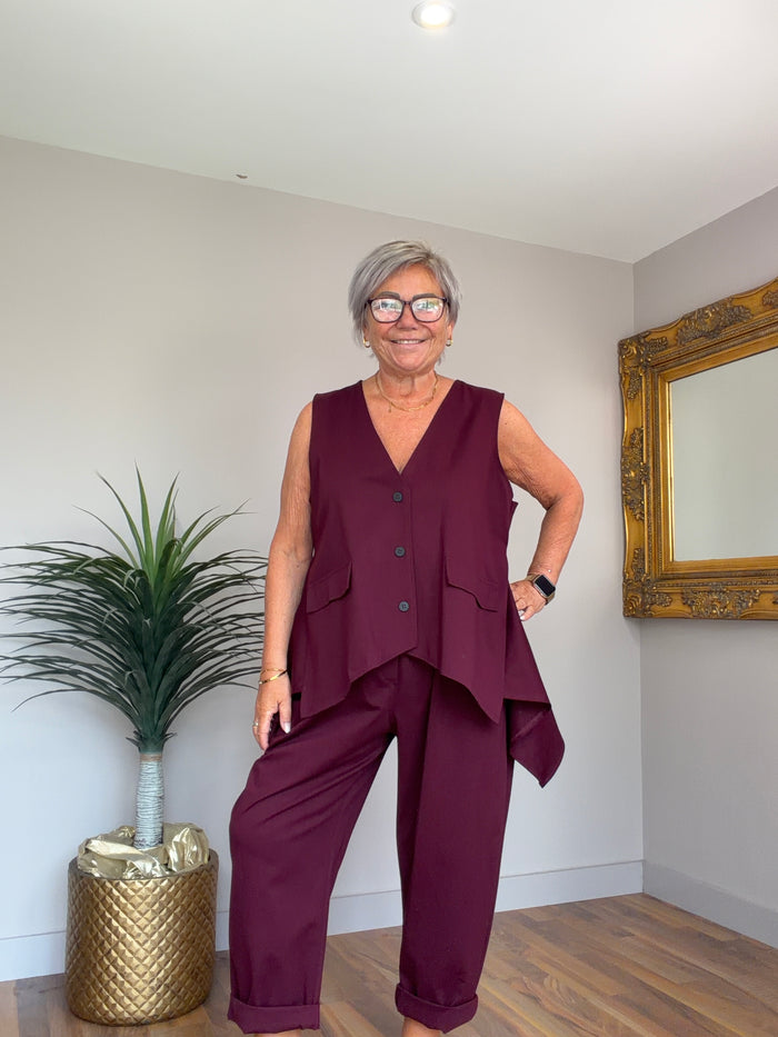 🔥 Sale no return -Tanisha Scuba Waistcoat (matching pants and jacket available )