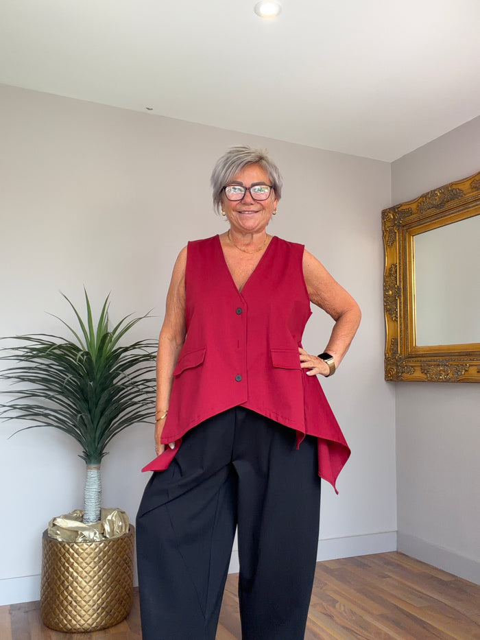 🔥 Sale no return -Tanisha Scuba Waistcoat (matching pants and jacket available )