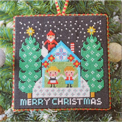 Santa Has Come (I) Cross Stitch Pattern-Stitched Modern