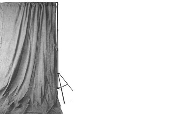 Savage Dark Gray Washed Muslin Backdrop