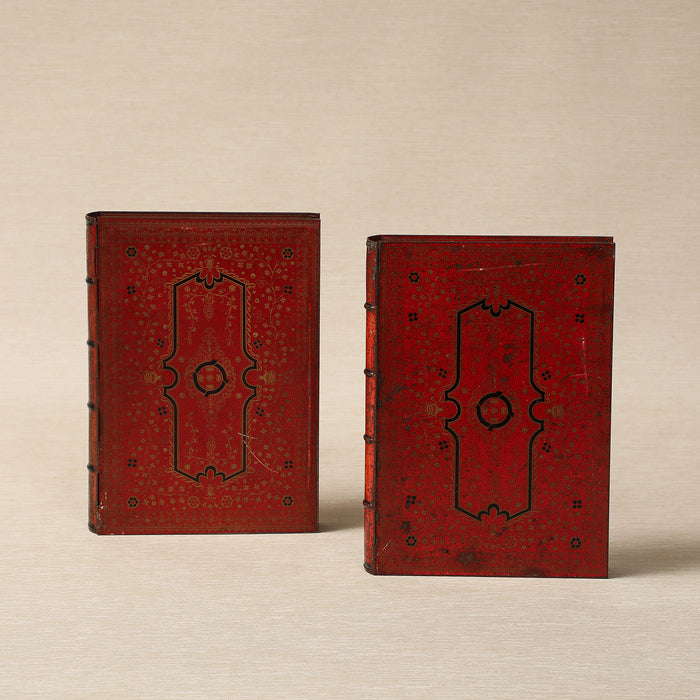 Scarlet Book Biscuit Tin