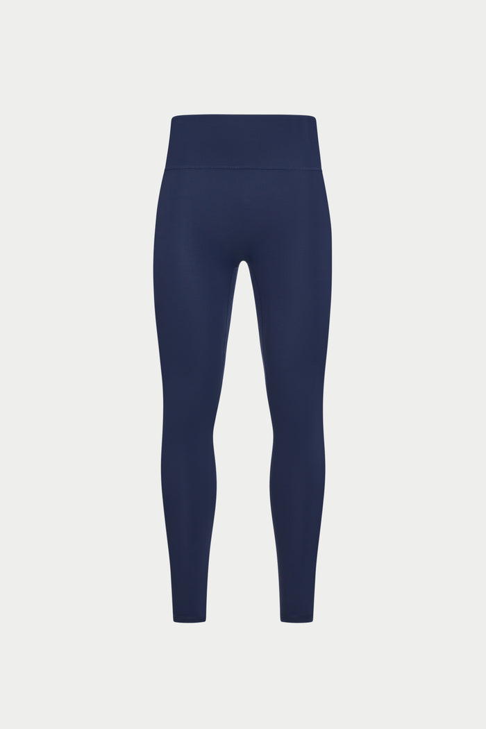 SCULPTING STRETCH EMBLEM LEGGINGS - DARK NAVY