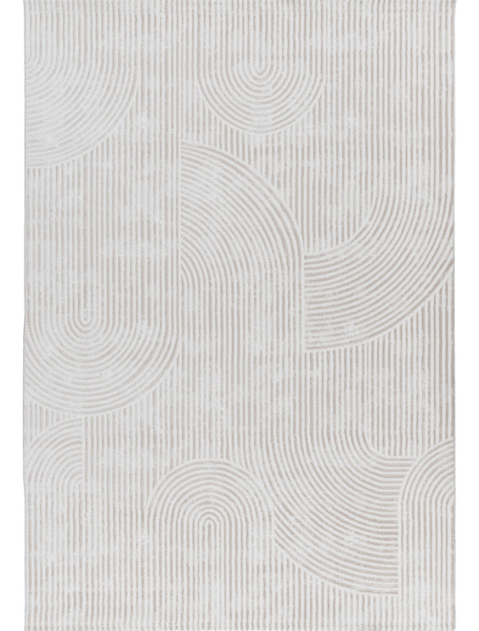 SEHRAZAT SEHRAZAT MODA 1120 BEIGE BOOGJES  VLOERKLEED