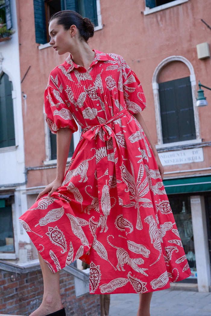 Serena Dress- Bengal Brick