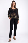Silk Voile Tareq Blouse