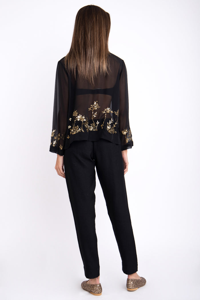 Silk Voile Tareq Blouse