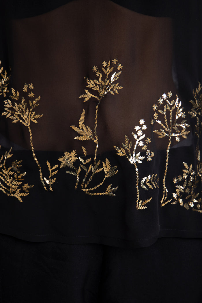 Silk Voile Tareq Blouse