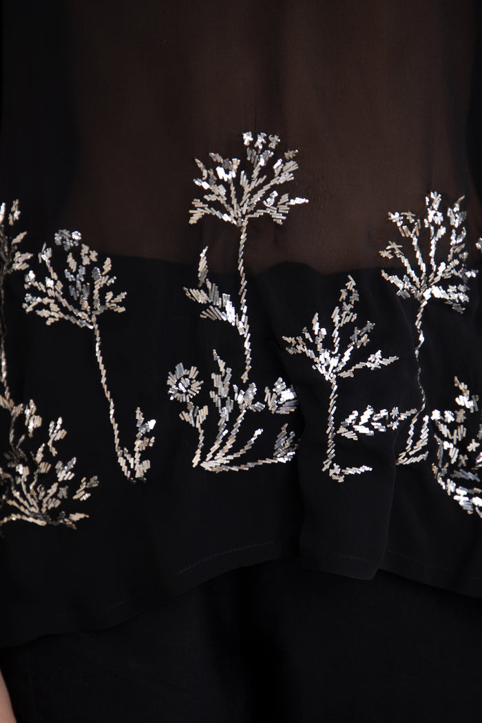 Silk Voile Tareq Blouse