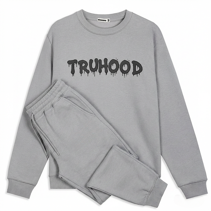 Silver Tru Man Sweatsuit Set