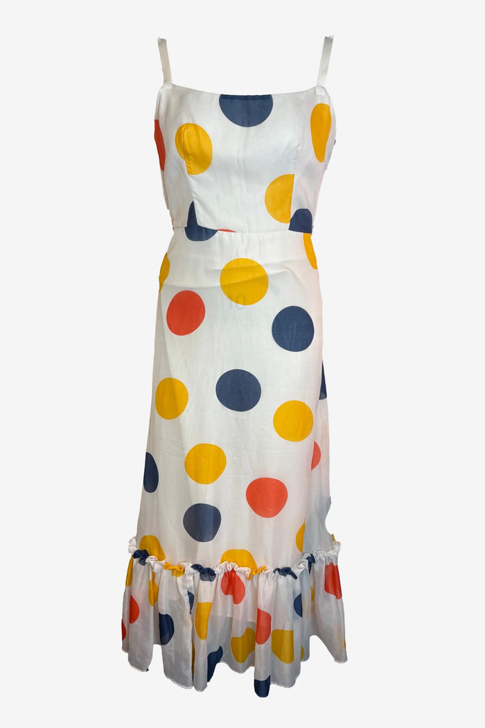 Simon Ellis Vintage Polka Dot Midi Sundress