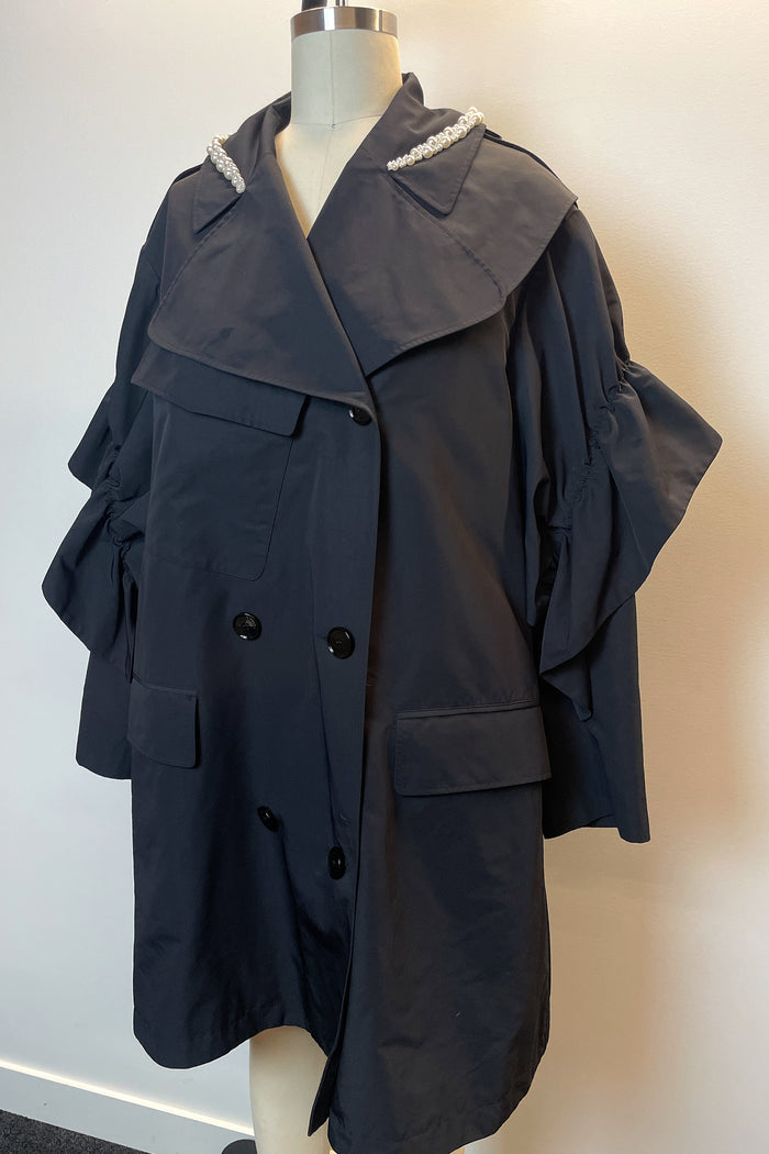 Simone Rocha X H&M Pearl Trench Coat image 1