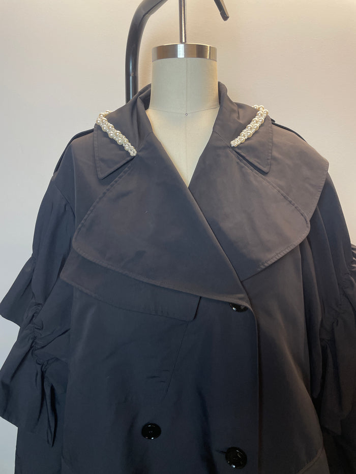 Simone Rocha X H&M Pearl Trench Coat image 4