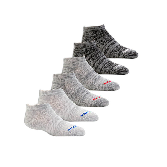 119806-05-SKECHERS_6_paires_de_bas_pour_enfants_-02-3641500033-SKECHERS | 6 pairs of socks (size 7-8.5)-Kids Socks | Accessories-Skechers-Yellow Shoes