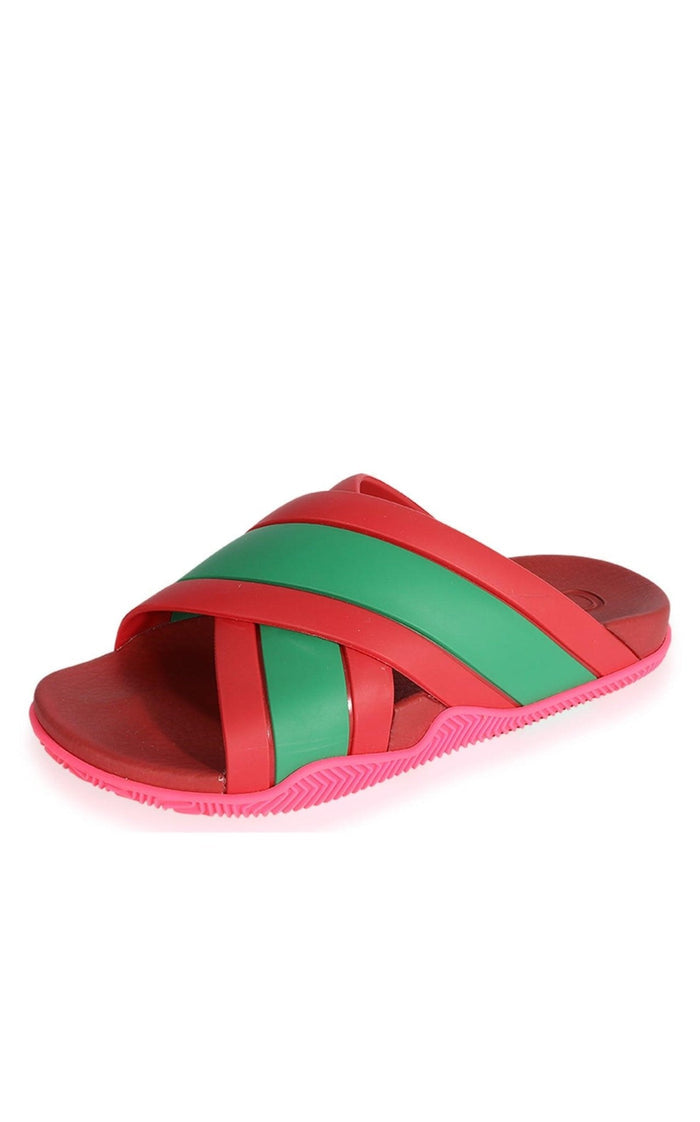 Gucci Slides with Web Details - Runway Catalog