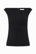Slim Bateau Top - Black