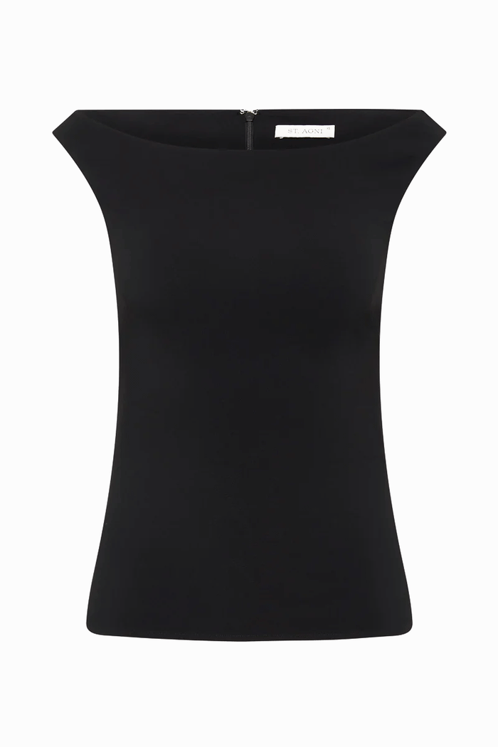 Slim Bateau Top - Black