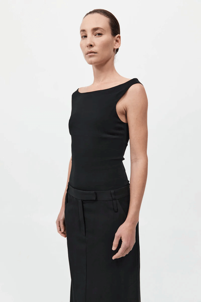 Slim Bateau Top - Black