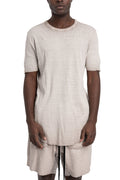 Thom Krom | SS26 - Slim rib t-shirt, Cold dye stone MTS948