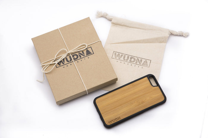 Slim Wooden Phone Case | Geometric Arrow Inlays
