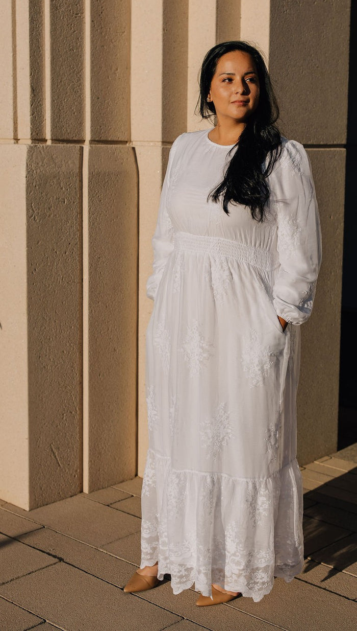 Sloan LDS Temple Dress