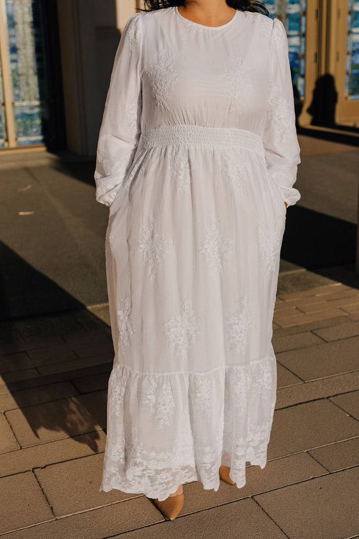 Sloan LDS Temple Dress
