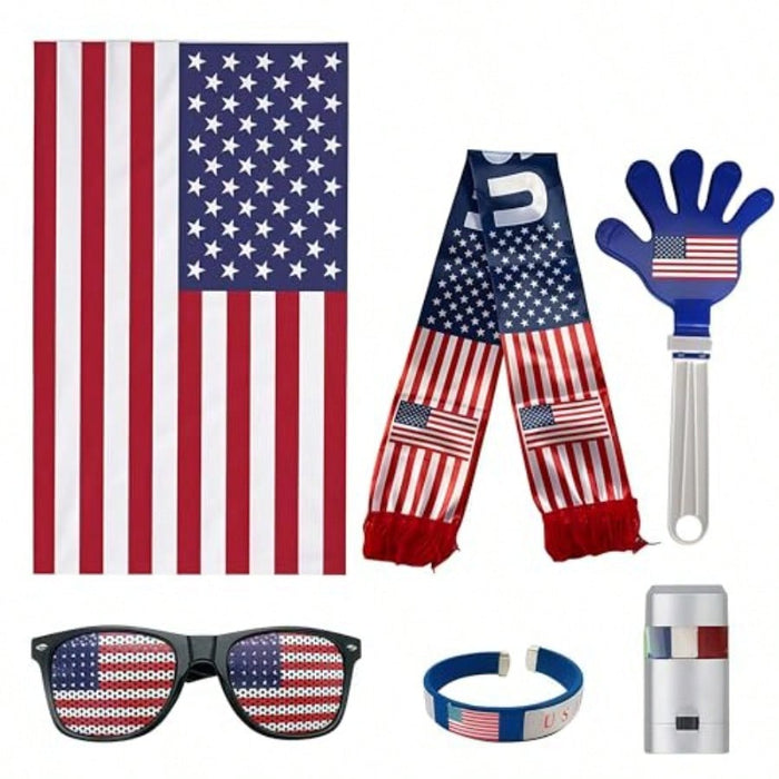 6-Piece USA Cheer Set