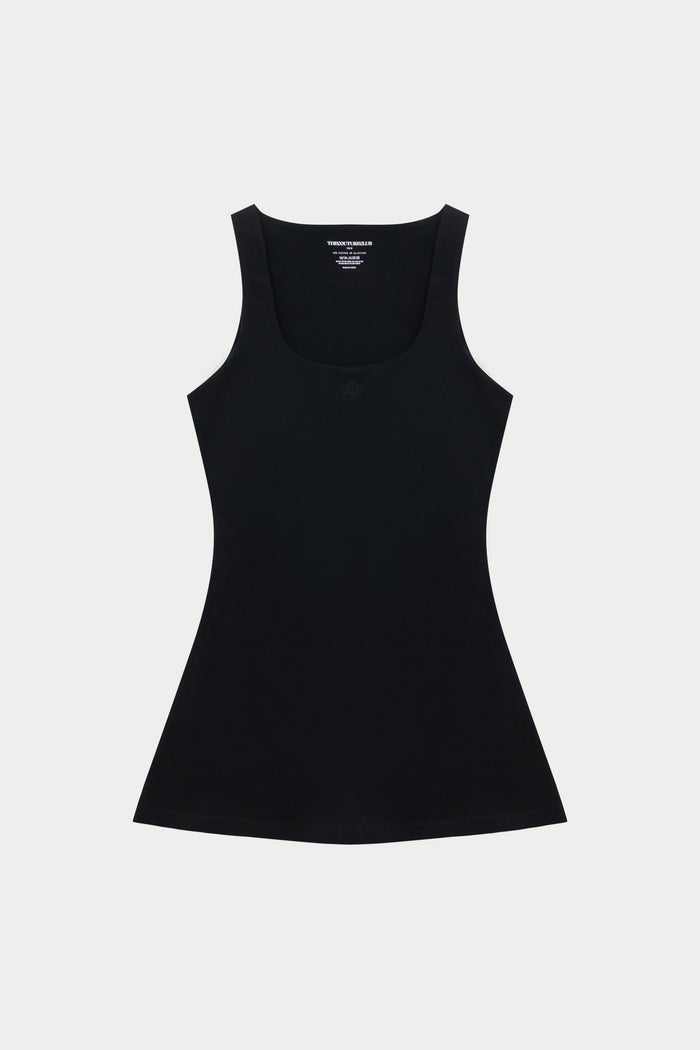 SOFT TOUCH SKORT DRESS - BLACK