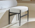 SoftSquare Stool Ottoman Poufee - Stools - Furniselan - White