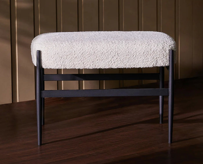 SoftSquare Stool Ottoman Poufee - Stools - Furniselan - White