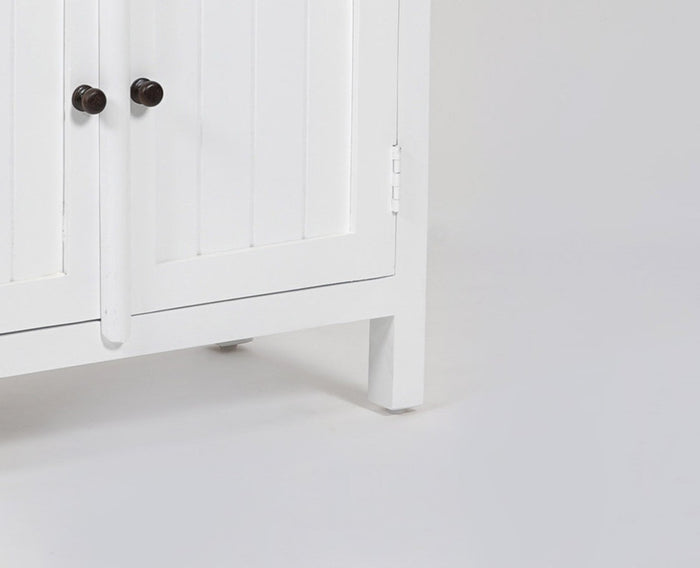 Spain Wooden Two door Sideboard Cabinet Furniselan - Frosty White