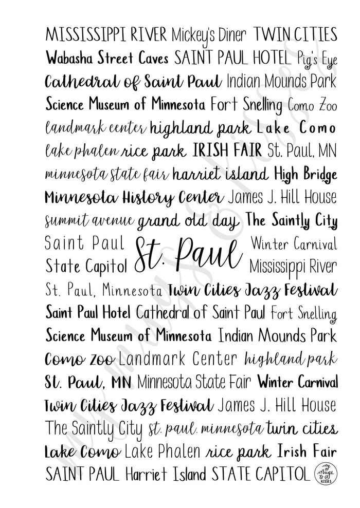 St. Paul, MN Spiral Notebook