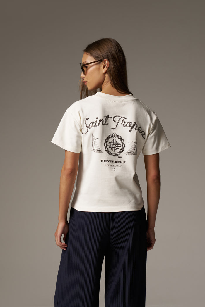 ST TROPEZ T-SHIRT - OFF WHITE