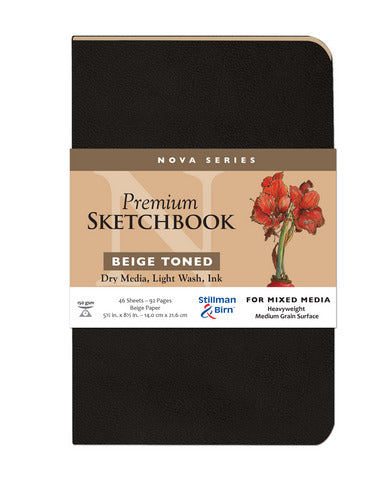 Nova Series Mixed Media Sketchbook - Soft Cover 5.5" x 8.5" - by Stillman & Birn - K. A. Artist Shop