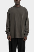 Strapped long sleeve t-shirt, Khaki grey