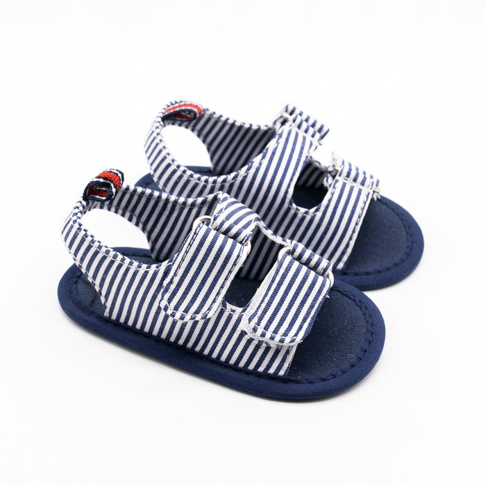 Striped Soft Sole Baby Sandals 0-12 Months | Cute Shoes For Toddlers
