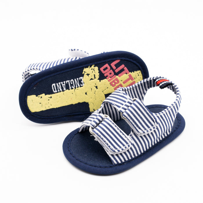 Striped Soft Sole Baby Sandals 0-12 Months | Cute Shoes For Toddlers