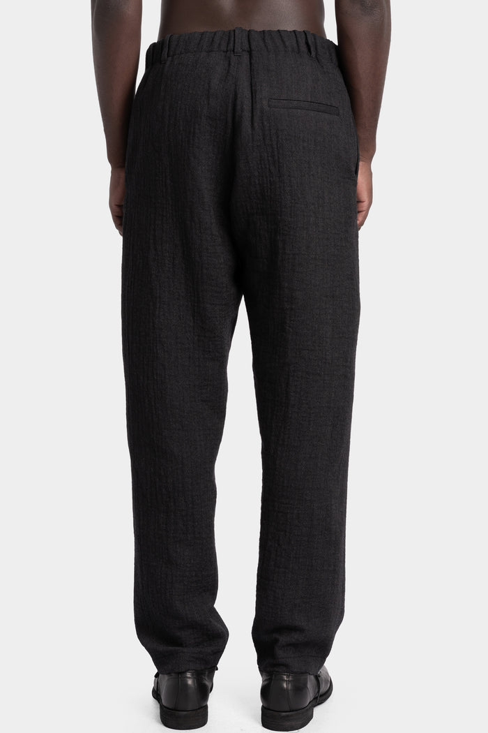 Forme D'Expression | AW25 - Structured wool pull-on pants, HP036 B35F