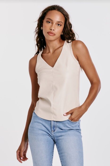 Susana Vegan Leather Tank